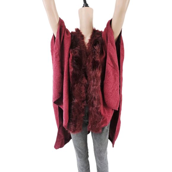 Studio Burgundy Cape Women's - Picture 4 of 6